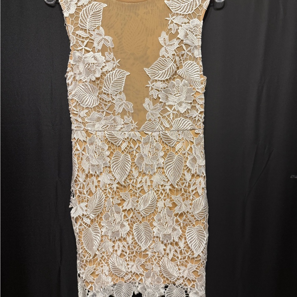 Forever 21 White Lace Mini Dress